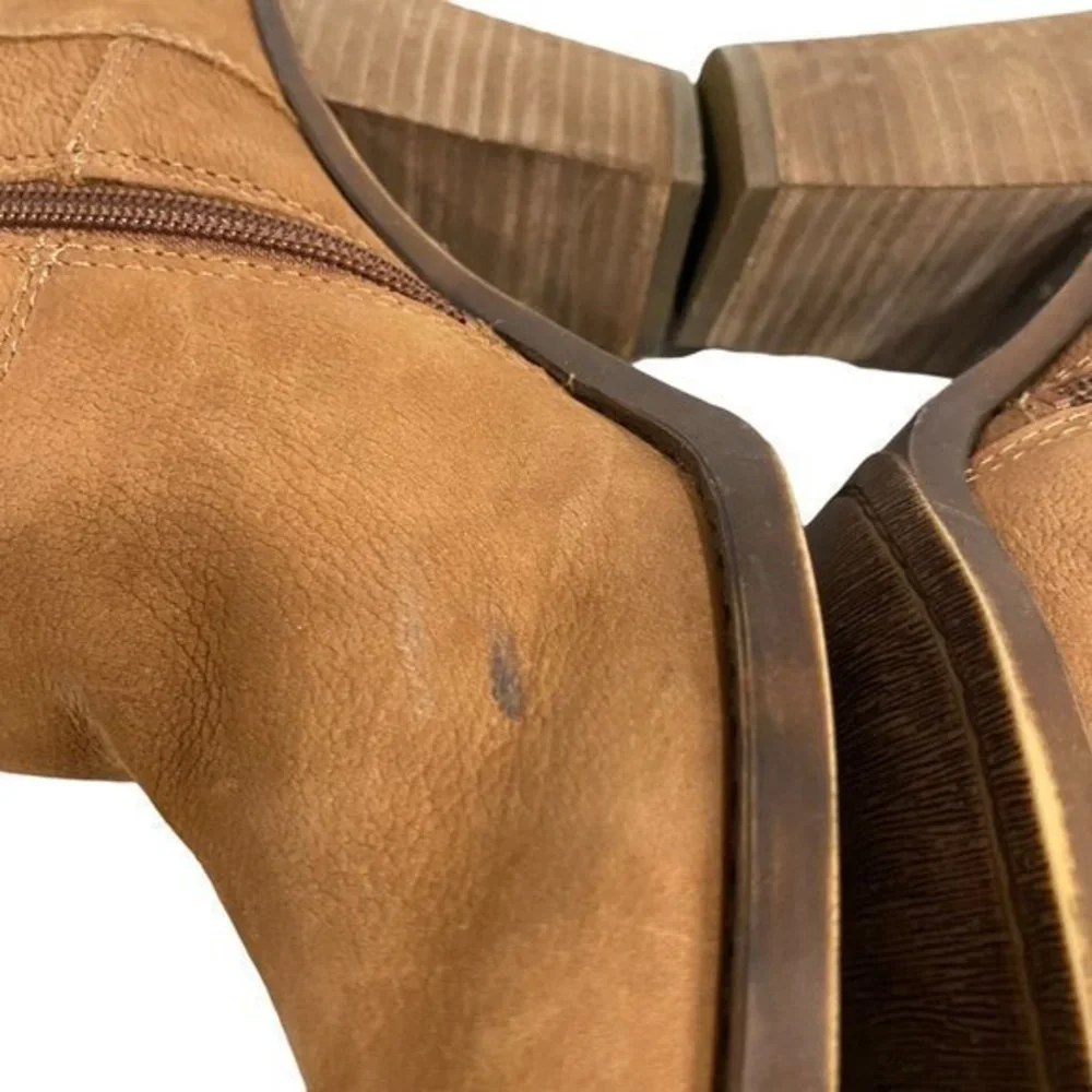 Lucky Brand Eller Honey Suede Ankle‎ Bootie Size 10
